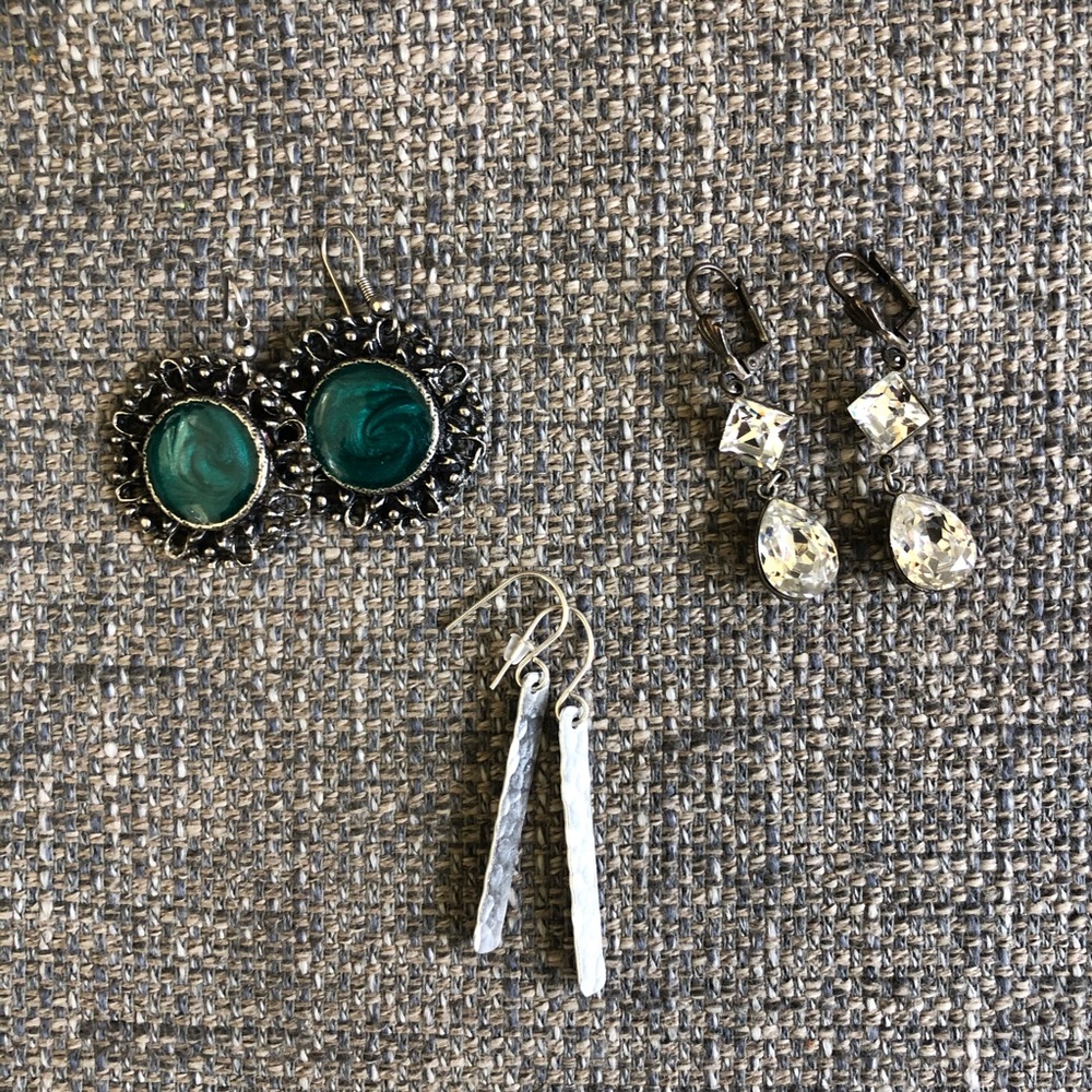 Three earrings for the price of one!